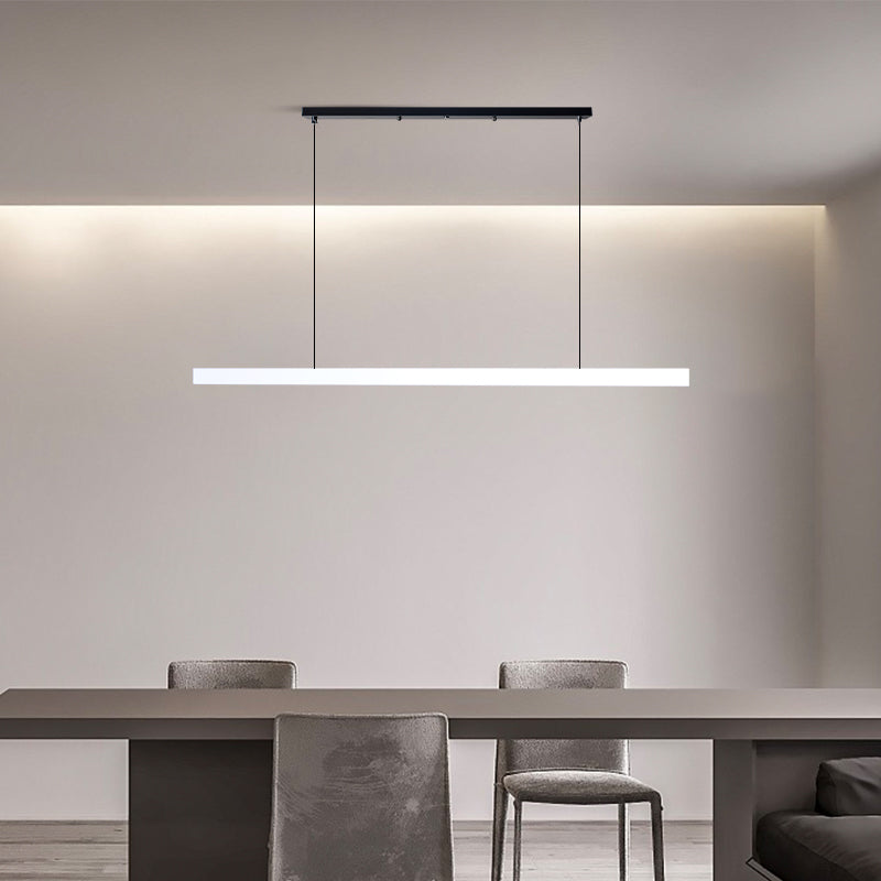 Scandinavian Wood Beam Pendant – Minimalist Dining Light in Walnut or Pine-28