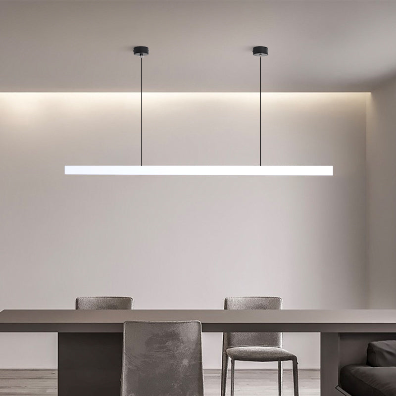 Scandinavian Wood Beam Pendant – Minimalist Dining Light in Walnut or Pine-29