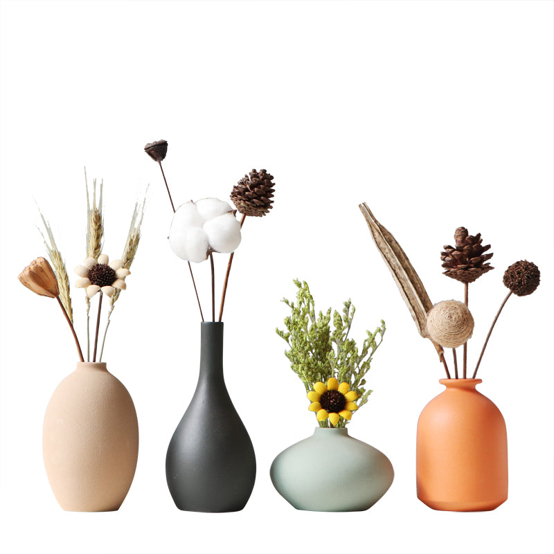 Small Sculptural Ceramic Vase – Minimal Modern Decorative Object