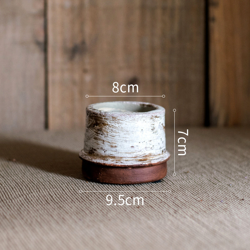 Seta Vessels – Textured Ceramic Vases in Earth & Ivory