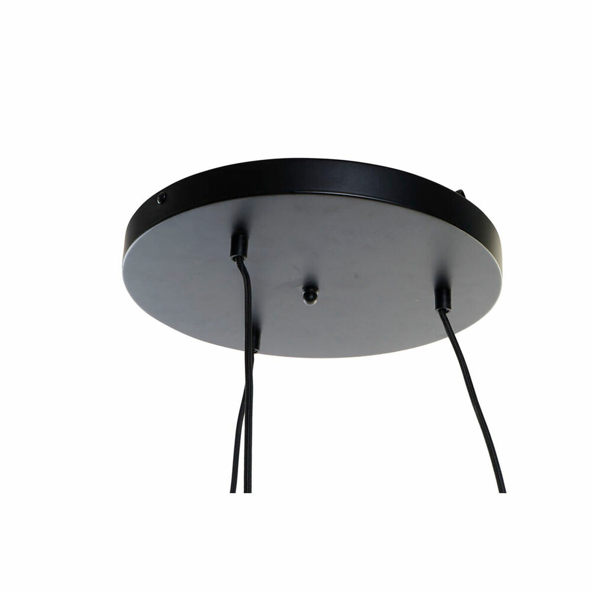 Ceiling Light DKD Home Decor Black Light brown Metal Bamboo 50 W Tropical 220 V 30 x 30 x 94 cm-1