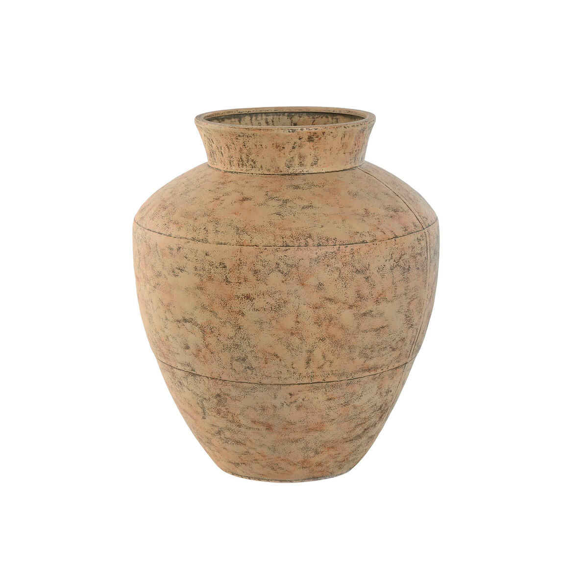 Vase Home ESPRIT Beige Metal 33 x 33 x 37 cm-0