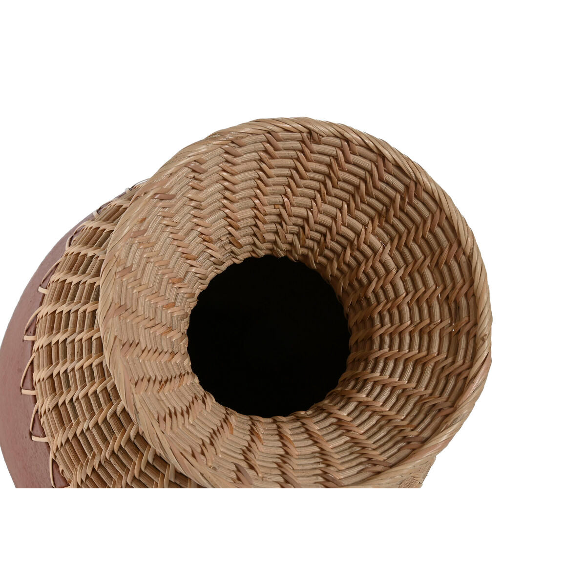 Vase Home ESPRIT Natural Terracotta 24 x 24 x 35 cm-2