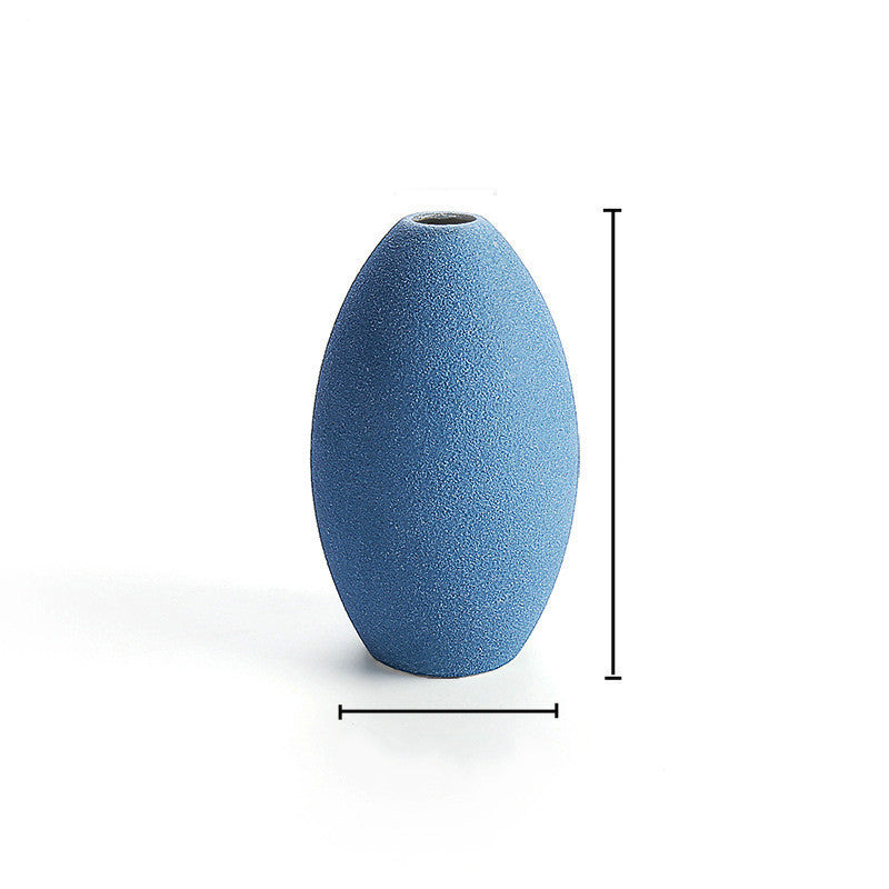 Textured Ceramic Vase – Minimalist Sculptural Object
