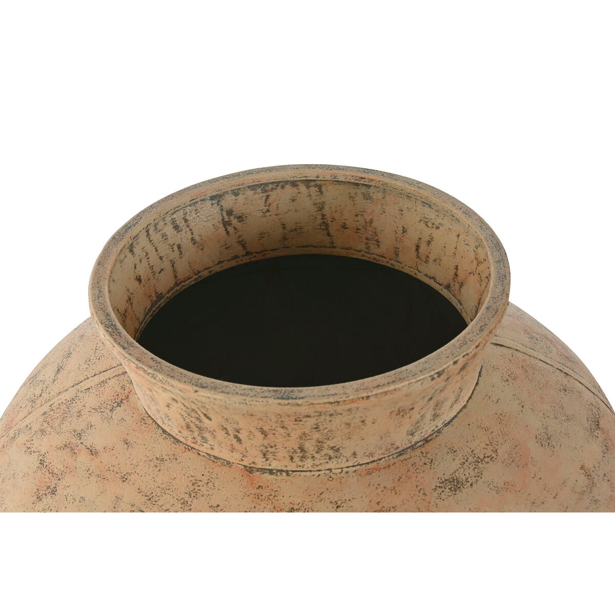 Vase Home ESPRIT Beige Metal 33 x 33 x 37 cm-2