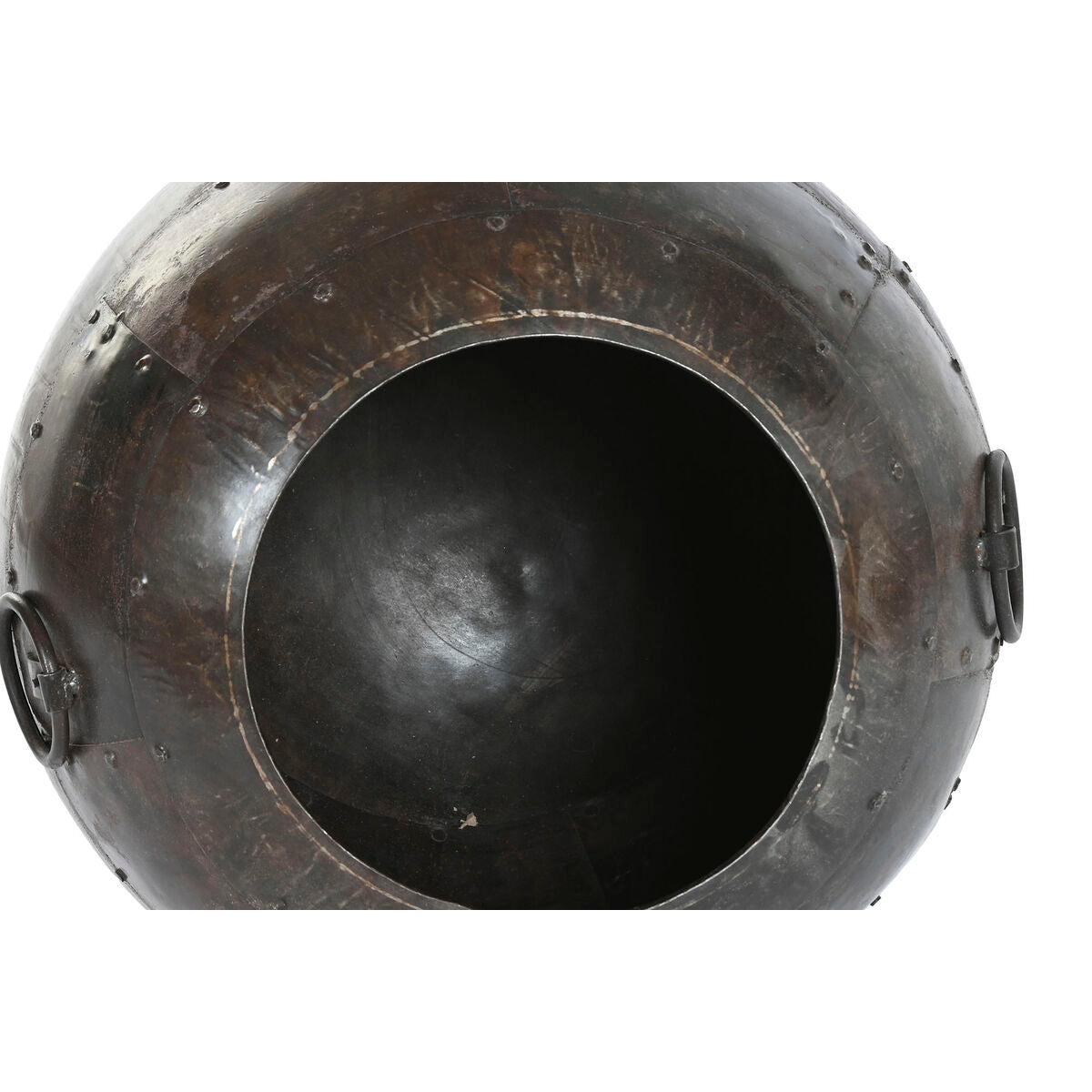 Vase Home ESPRIT Brown Iron 50 x 50 x 50 cm-1